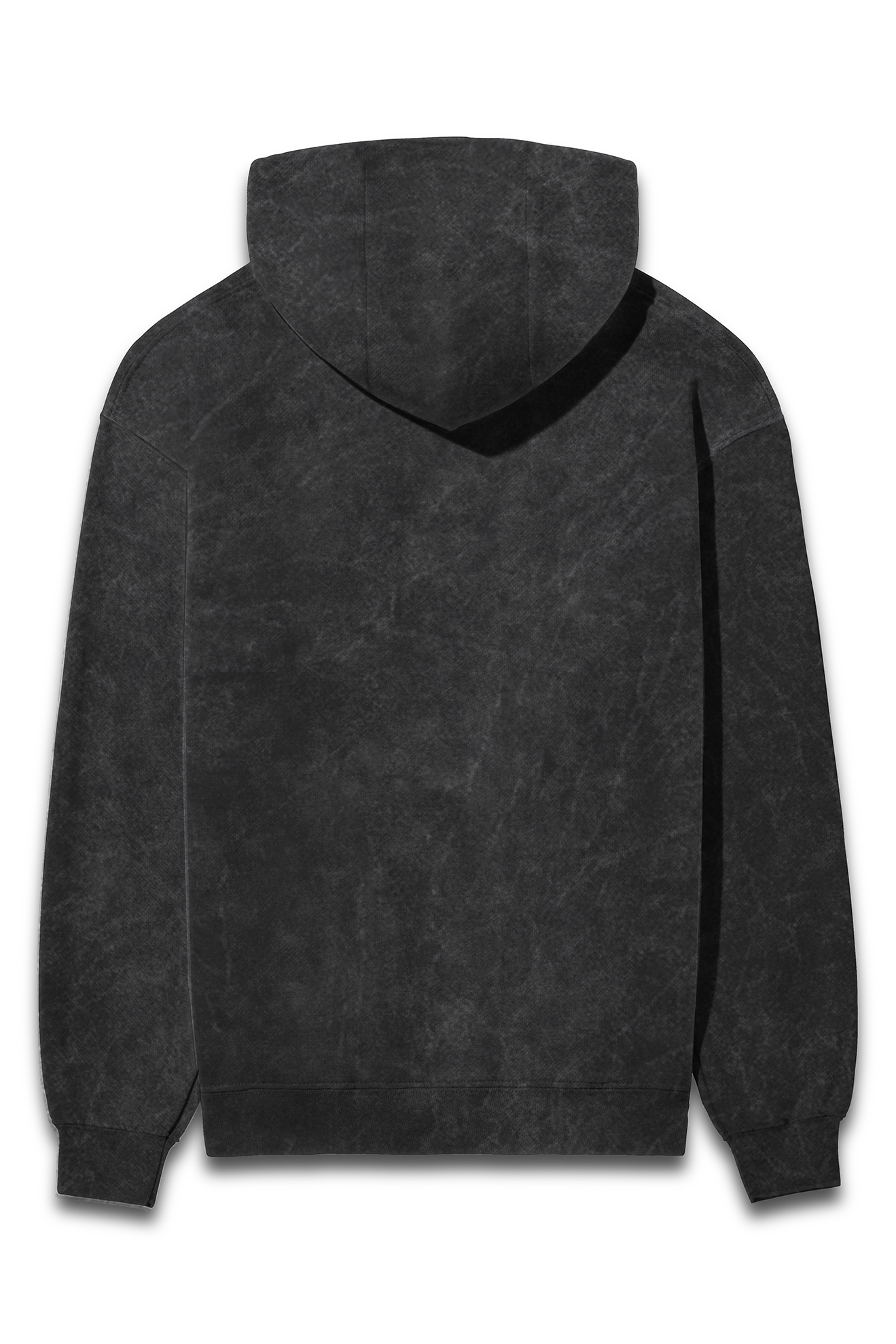 Girgeet Acid Wash Black Hoodie