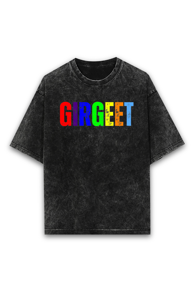 Black Acid print Girgeet logo